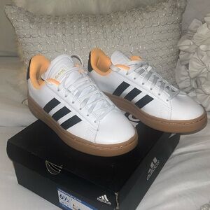 adidas Originals Grand Court Alpha White/Black/Flash Orange